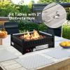 16.5 Inch Tabletop Propane Fire Pit with Simple Ignition System