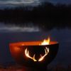 Antlers Fire Pit Art Gas
