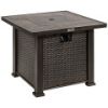 30" Square Propane Gas Fire Pit Table.This outdoor fire table is made of sturdy steel.