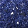 Tempered Fire Glass Cobalt Reflective  1/4 inch The Outdoor Plus