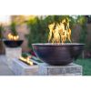 Hammered Copper "Sedona" Fire Bowl 27 inch The Outdoor Plus