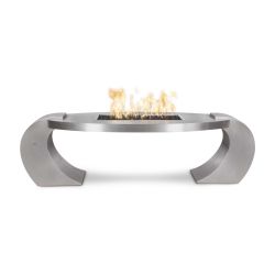 Vernon Special Bench Shape Gas Fire Pit from The Outdoor Plus