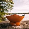 The Manta Ray Woodburning 36 Inch Fire Bowl From Fire Pit Art