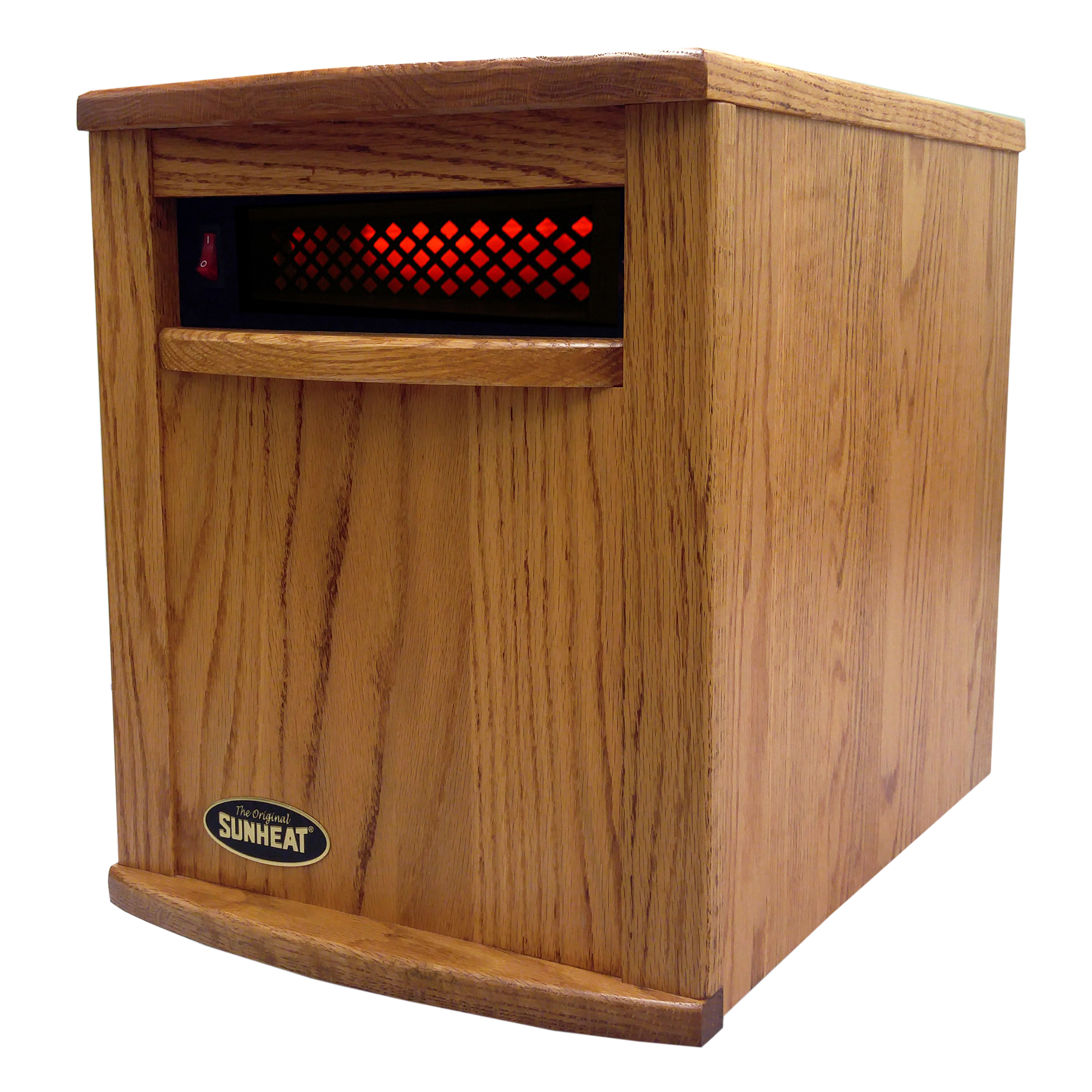 Original SUNHEAT Infrared Heater - Nebraska Oak -USA Made