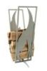 Curonian Flame Firewood Rack Silver-Grey