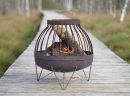 Curonian Wood Burning Nida Fire Pit 18 inch Solid Rusting Steel