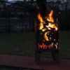 Wood Burning Fire Pit The Witch Solid Steel Curonian Products