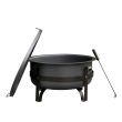 Wood Burning Outdoor Fire Pit "Essex" 31 inch From GHP Group