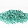 Tempered Fire Pit Glass 1/2 - inch Light Green in 40 Pound Bag