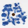 Fire Pit Glass Tempered Fire Glass 1/2" Pacific Blue, 20 lbs