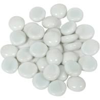 Dagan GB-WHITE 0.75 in. Fire Beads, White