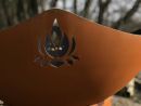 Namaste Woodburning Fire Pit Carbon Steel 36 In. by Fire Pit Art