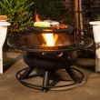 "Nightstar" 32.7 Inch Wood Burning Fire Pit And Grill From GHP