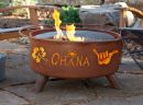 Wood Burning Fire Pit Patina Product F112 Ohana Means Family