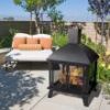 Wood Burning Fire Pit Stratford Fire House from Pleasant Hearth