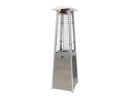 SUNHEAT Gas Patio Heater Square Glass Tube Stainless Steel