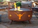 Wood Burning Fire Pit Patina Products Texas Longhorn USA