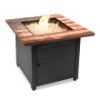 "The Liberty" LP Gas Outdoor Fire Pit With American Flag Mantel