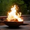 Emperor Wood Burning Fire Pit Carbon Steel 37.25 in. by Fire Pit Ar