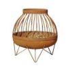 Curonian Wood Burning Nida Fire Pit 18 inch Solid Rusting Steel