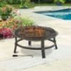 Wood Burning Fire Pit in Brushed Copper by Endless Summer