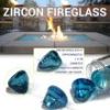 American Fire Glass Midnight Blue Luster Zircon Fire Glass10 lb