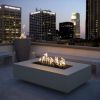 Steel "Cabo" Linear Powder Coat Fire Pit The Outdoor Plus
