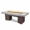 Woodgrain Fire Table the "Alameda" Collection The Outdoor Plus