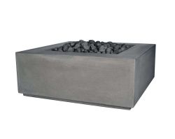 Aura Square Natural or LP Gas Fire Table Architectural Pottery (ARCHPOT Size: 42 inches)