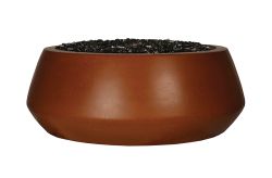 Belize Gas Fire Bowl with Size and Color Options by ARCHPOT (Ignition: Match Lit, Size inches: 30 inches Match Lit)