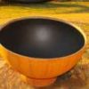 "Crater" Gas Fire Pit 36 inch Diameter Carbon Steel - Fire Pit Art