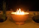 "Crater" Gas Fire Pit 36 inch Diameter Carbon Steel - Fire Pit Art