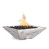 Maya GFRC Woodgrain Fire Bowl 24 & 30 in. The Outdoor Plus