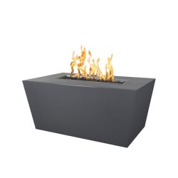 Fire Table the "Mesa" Collection Powder Coat - The Outdoor Plus (TOP Fire Pit Size: 48", TOP Ignition Options: Match Lit Ignition)