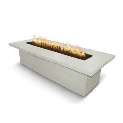 Newport Rectangular GFRC Gas Fire Table By The Outdoor Plus (TOP Ignition: Match Lit, TOP Rectangular Length: 72 inches)