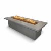 Newport Rectangular GFRC Gas Fire Table By The Outdoor Plus