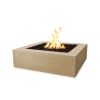 "Quad" Square Concrete Fire Pit 36 and 42 in. The Outdoor Plus