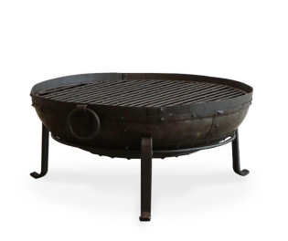 RECYCLED KADAI FIRE BOWL FROM MISTRI EXPORTS (Mistri Bowl Size: 20 inches)