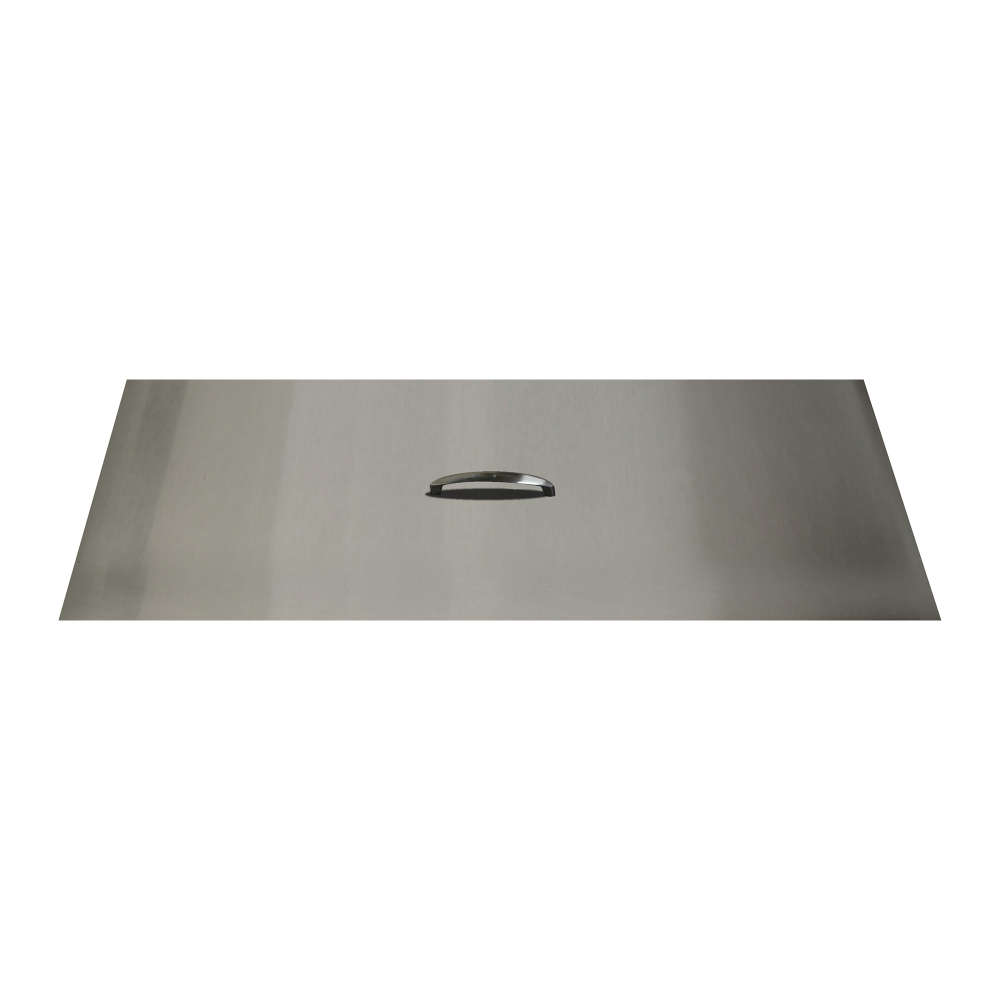 Brushed Stainless 10 inch Steel Rectangle Cover - Outdoor Plus (Stainless Steel 10 inch Rectangle Cover/Topper: 10 x 20)