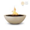 Concrete Fire Bowl "Sedona" By The Outdoor Plus - 27 & 33 Inch