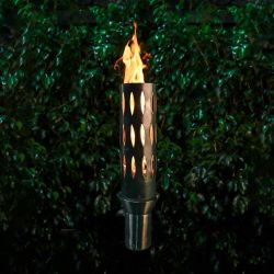 "Ellipse" Gas Fire Torch by The Outdoor Plus - Light up the Night (Torch Pole Included: No)