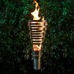 "Hercules" Fire Torch from The Outdoor Plus - Light Up the Night (Torch Pole Included: No)