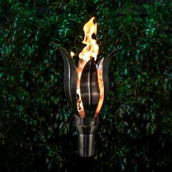 "Flower" Gas Fire Torch by The Outdoor Plus - Light up the Night (Torch Pole Included: No)