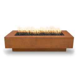 Fire Pits the Coronado Collection Corten Steel The Outdoor Plus (TOP Fire Pit Size: 48", TOP Ignition Options: Match Lit Ignition)