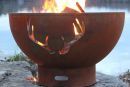 "Antlers" Gas Fire Pit from Fire Pit Art Match Lit or AWEIS Ignition