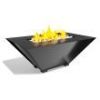 Geo Rectangular Gas Fire Table 60 In. From Architectural Pottery