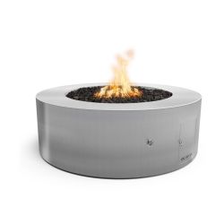 Unity Stainless Steel Fire Pit The Outdoor Plus 48, 60 and 72 in. (TOP Ignition Options: Match Lit Ignition, Unity Sizes: 48 X 18 inches)