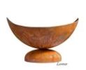 Wood Burning Fire Bowl (Made In USA) "Lunar"  by Ohio Flame