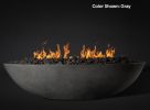 "Oasis" Oval Gas Fire Table 60 by 28.5 by 15-inch by Slick Rock