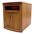 Original SUNHEAT Infrared Heater - Nebraska Oak -USA Made (Amish Finish Options: Oak)